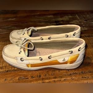 Sperry Top Side Leather Sunlight Tie Dye Angelfish Lofter Shoes Size:W-7